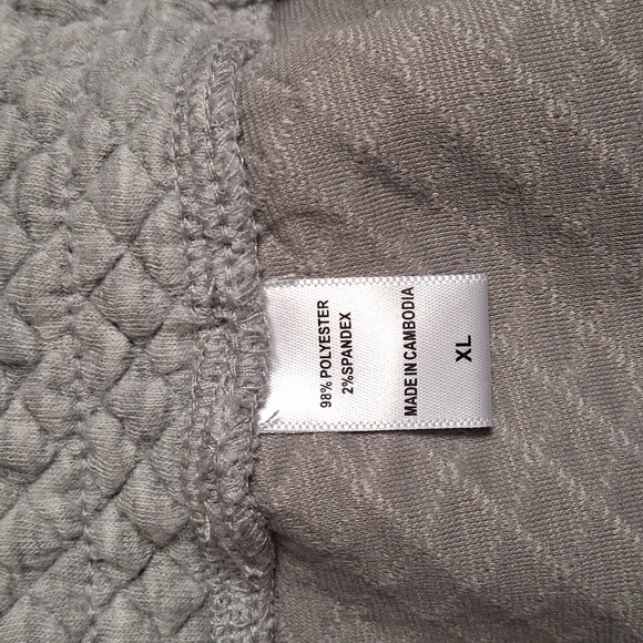 Muk Luks Quilted French Terry Jogger w/Crew Lounge Set XL Heather Grey NWOT - Picture 14 of 14